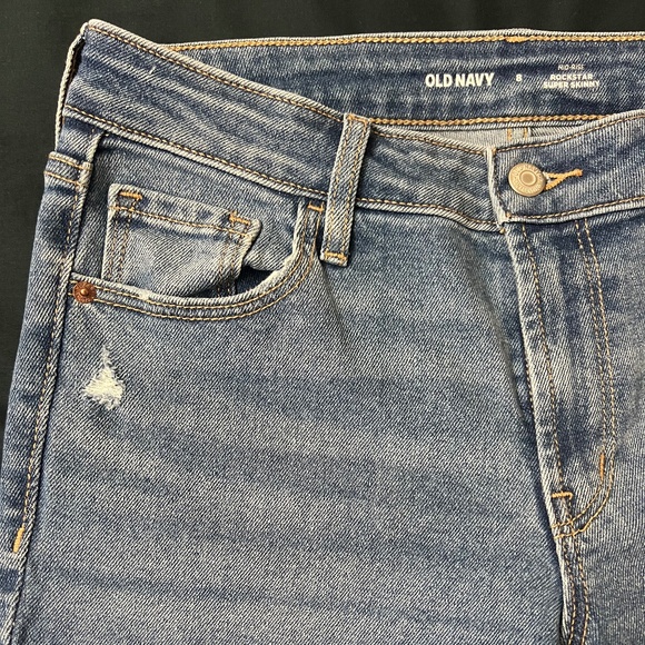 NWT Old Navy Mid-Rise Rockstar Super-Skinny Ankle Jeans - Picture 7 of 11